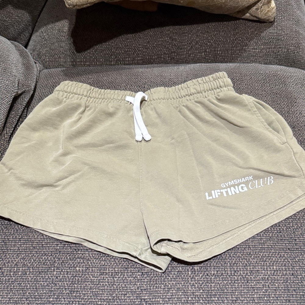 Gymshark Lifting Club Beige Athletic Shorts